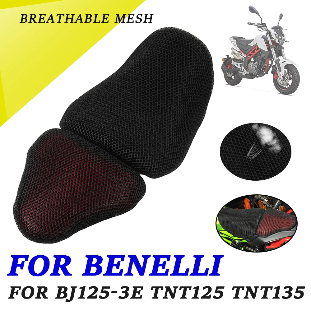 

Motorcycle Accessories Seat Cushion Cover Thermal Protection Guard Mesh For Benelli BJ125-3E TNT125 TNT135 TNT 125 135 2022 2023