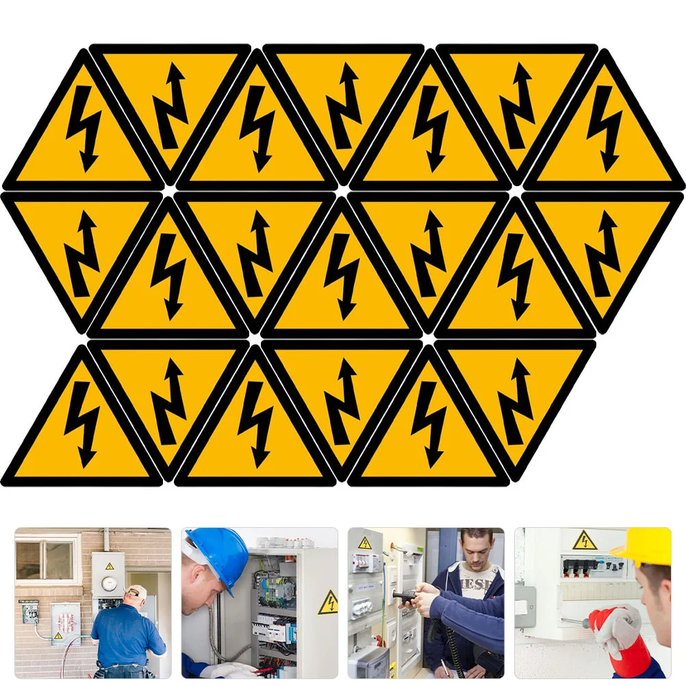 

Electric Warning Shocks Sticker Sign Stickers Electrical Labels Voltage Label Safety Danger Equipment Etiquetas Personalizadas