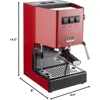 Classic Pro Espresso Machine,1.3liters, Cherry Red 4