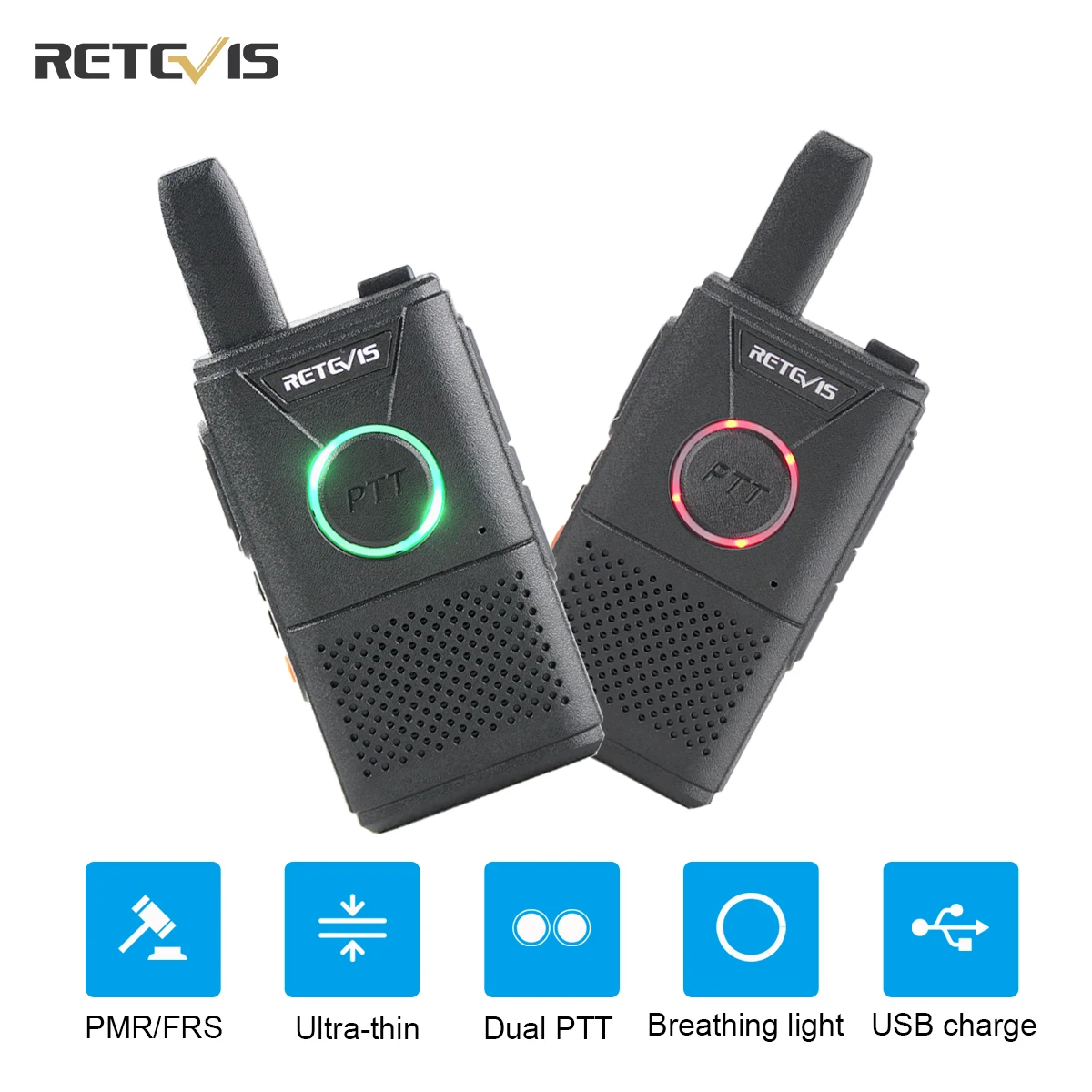 Walkie Talkie Retevis Pmr446 Communication Equipment Walkie Talkies Pmr  446 Rt618 Aliexpress