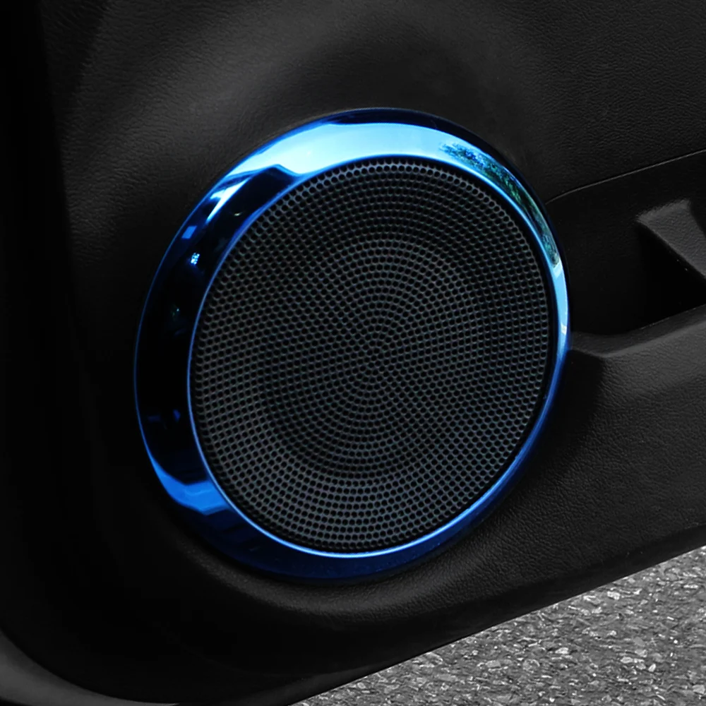 Stainless Steel Decorative Car Speaker Door Audio Panel Cover Trim
