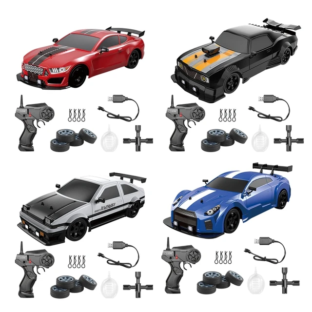 Carro à deriva RC, Carro RC Drift para Adultos, Carros 2,4 GHz para  adultos, carro controle remoto alta velocida, carro corrida acrobacias,  brinquedos tração