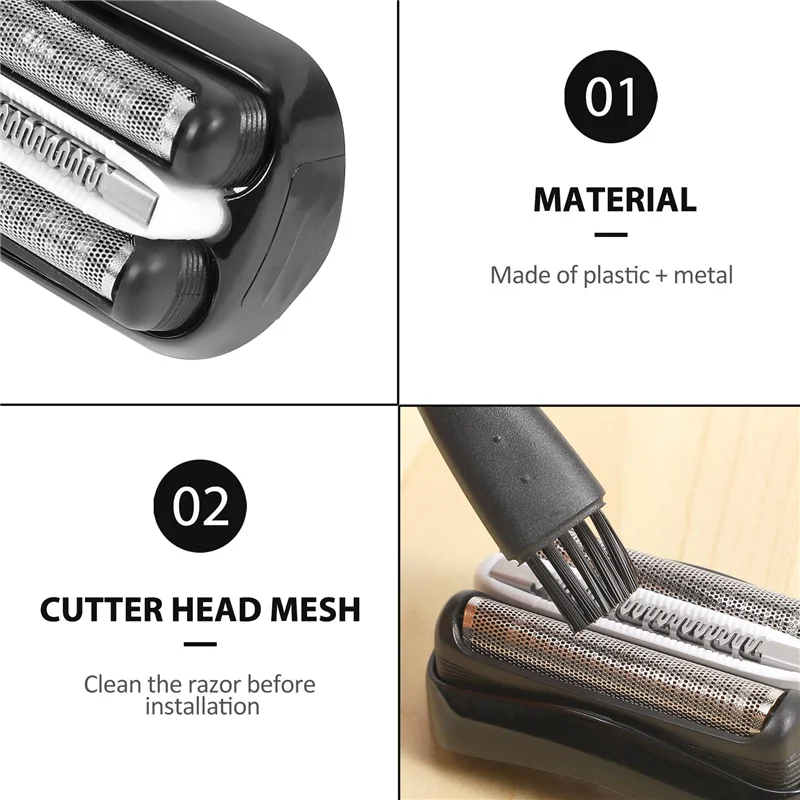 Shaver Head Replacement 32B For Braun 32B Series 3 301S 310S 320S 330S 340S 360S 380S 3000S 3020S 3040S 3080S