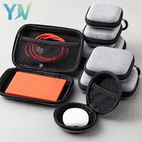 Портативная сумка-органайзер для электроники, кабели для зарядного устройства, жесткий диск, жесткий корпус из ЭВА с молнией, дорожный чехол, сумка для переноски