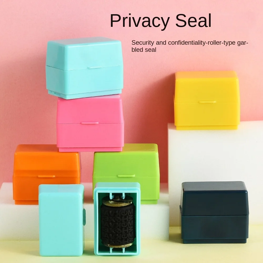 

Colorful Roller Privacy Seal Security Theft Protection Privacy Smear Confidentiality Stamp Cute Address Blocker