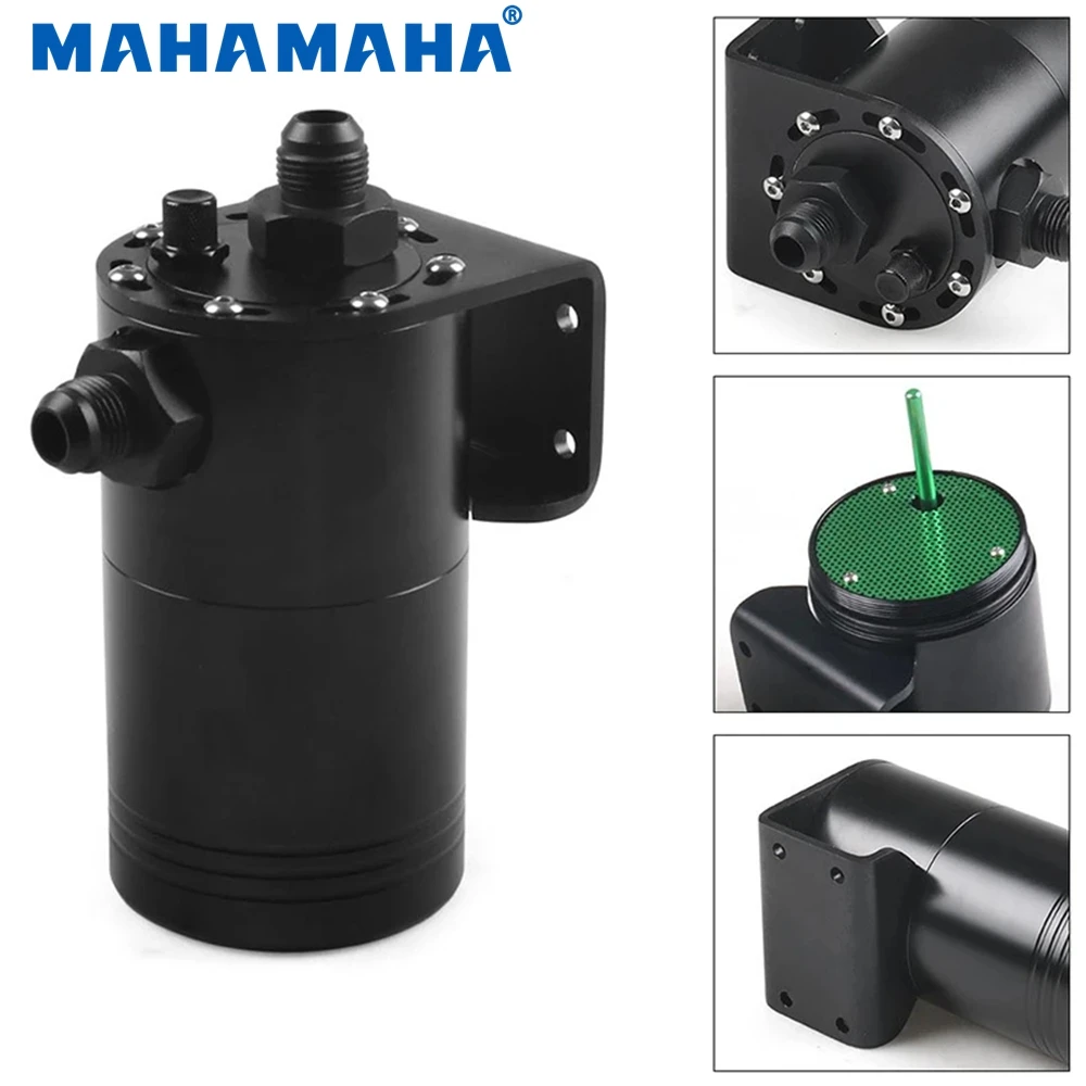 

Aluminium Racing Oil Catch Tank/Can Round Can Reservoir Turbo Oil Catch can / Can Catch universal Car Accessories