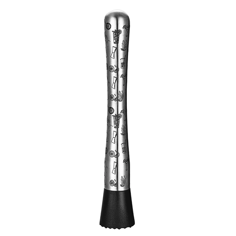 Description Picture 5 of itemStainless Steel Cocktail Muddler and Mixing Spoon Home Bar Tool Set - Create Delicious Mojitos and Other Fruit Based Drinks
