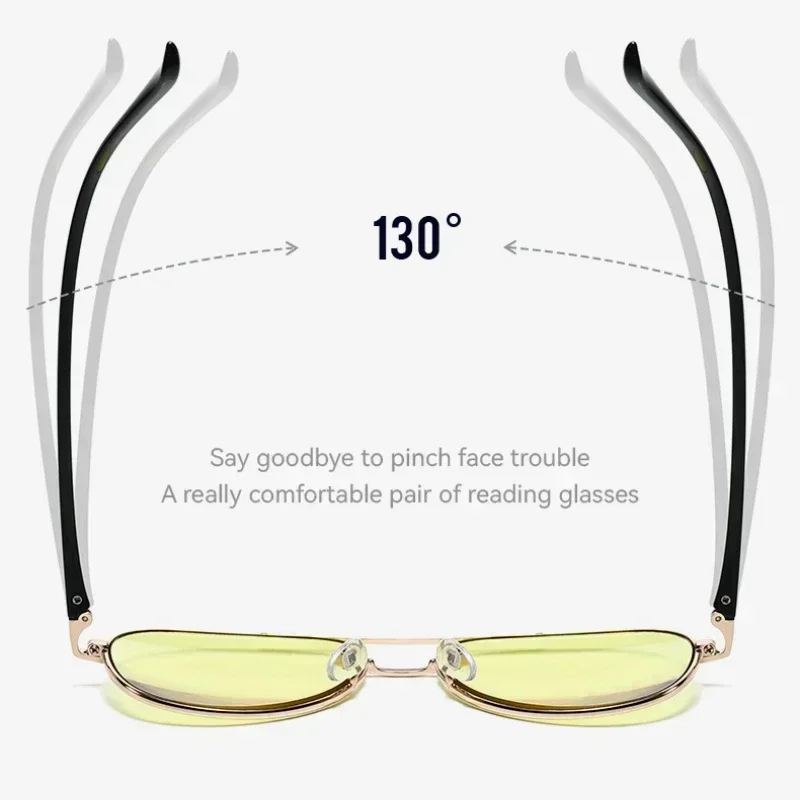 Progressive Multifocal Reading Glasses for Women Men Fashion Trend Color Changing Night Vision Eyewear Prescription Sunglasses 3