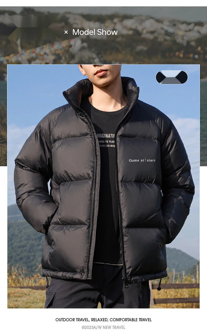 Giacca in piumino da uomo Uomo 2024 Giacca invernale fredda da uomo_voghion.com