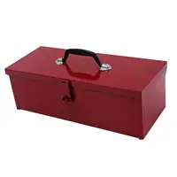 Metal tools Multipurpose Tools box Storage Box Storage Case Organizer for Home Iron Sheet Tool Box Red Metal Lockable Toolbox 1