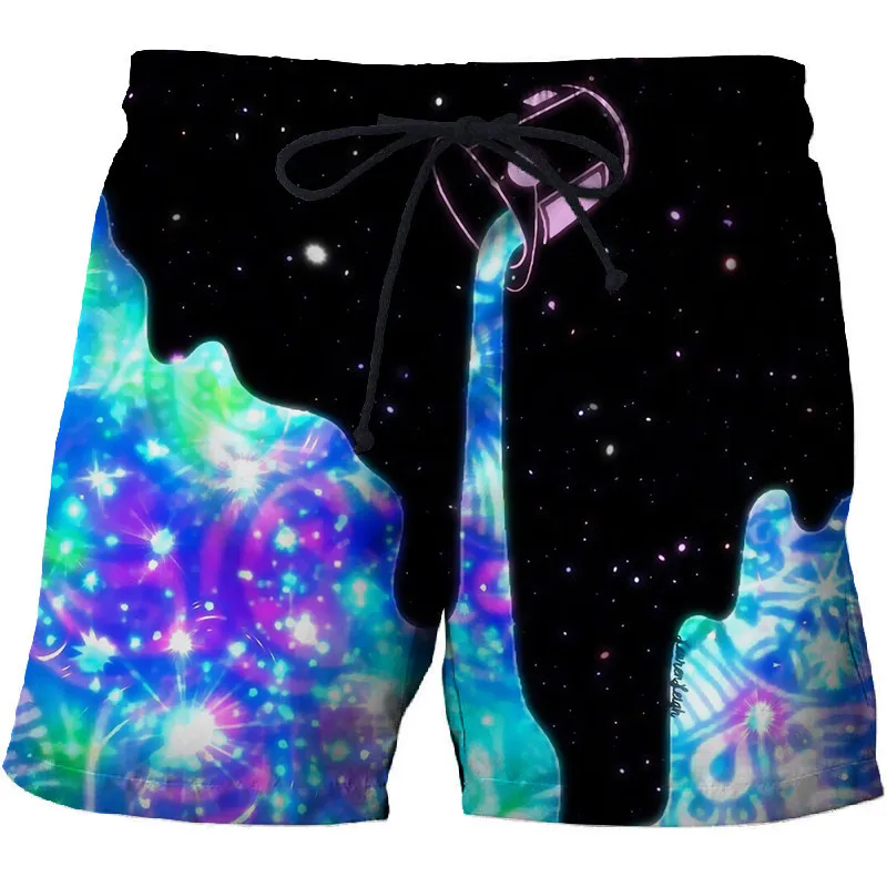 Flame Graphics 3d Print Summer Fashion Men's Shorts Quick Dry Swimming Shorts Oversized Casual Beach Pants Trend Men Clothing 6