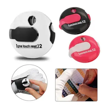 Golf Score Counter Portable Golf Stroke Counter with One Touch Reset Score Indicator Clip for Mini Golf Shot Outdoor Sports Golf 1