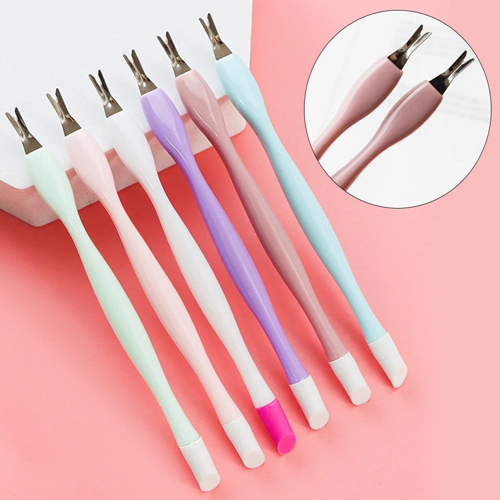 

5Pcs Nail Cuticle Knife Cuticle Trimmer Remover Pusher Stainless Steel Dead Skin Callus Removal Fork Nail Art Cleaner Tool