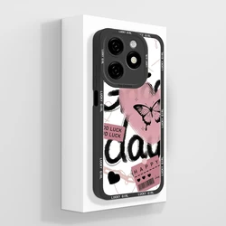 Astronaut Design Liquid Silicone Soft Case - Smooth Protective Cover for Infinix Smart 8 Plus (TYB381)
