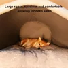 Warm Dog House Detachable Pet Sleeping Bed for Small Medium Dogs Cats Soft Non-slip Dog Kennel Puppy Kitten Nest Pet Supplies 4
