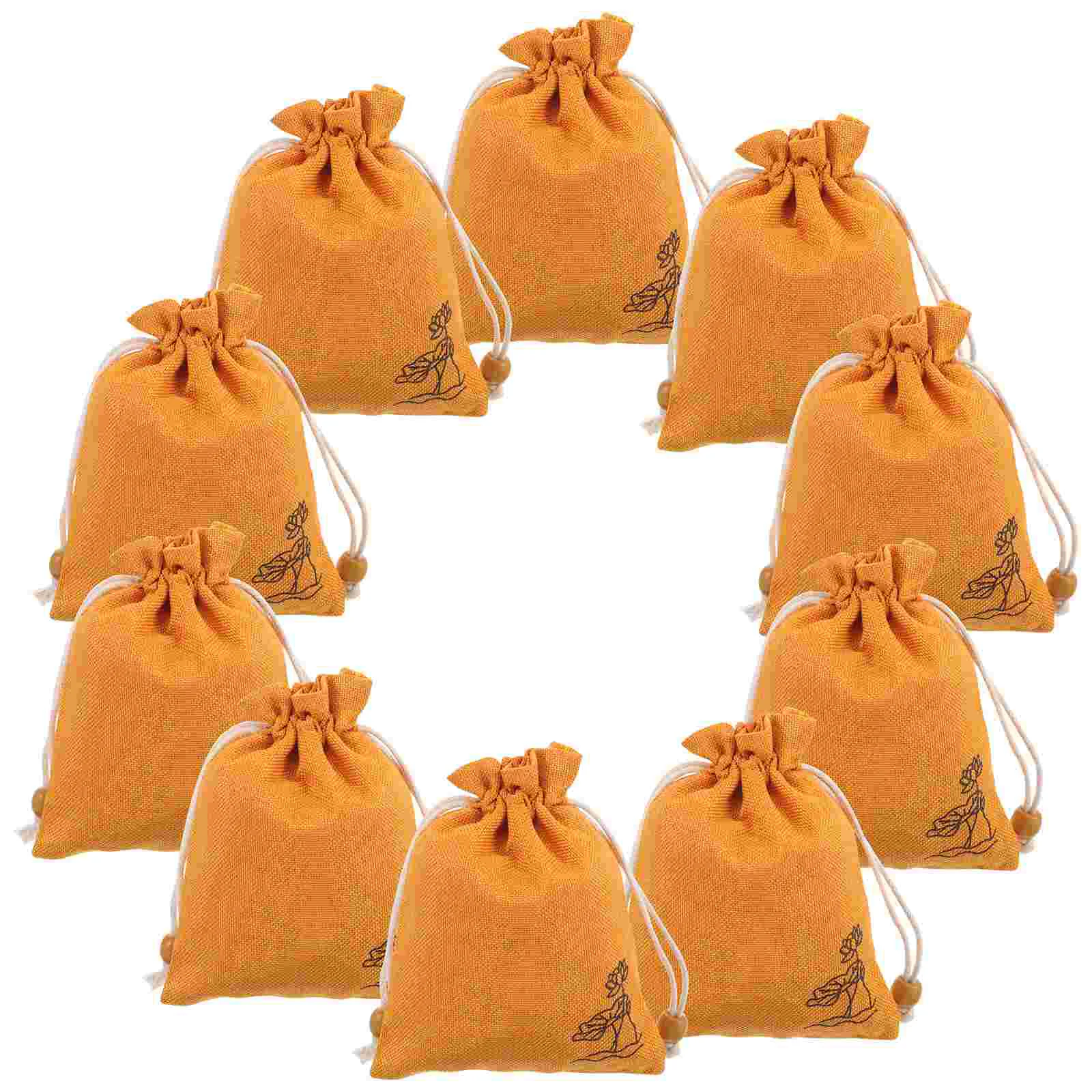

10 Pcs Purse Bag Lavender Portable Sachets Chinese Carry Fabric Jewelry Pouches Pendants Empty Scent