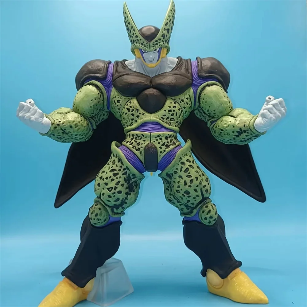 

Anime Dragon Ball Cell Muscle Standing PVC Action Figure Collectible Model Doll Toy 31cm