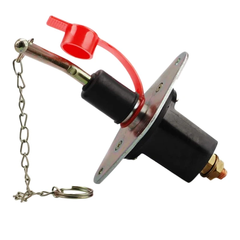 Battery Switch 12V 24V Heavy Duty Anti Theft Chain Battery Isolator Cut Off Power Kill Switch