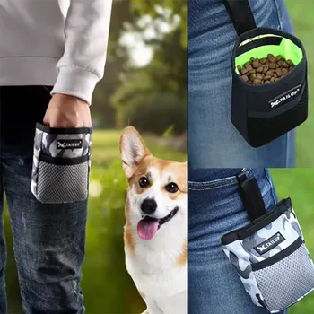 Pet Dog Puppy Training Treat Snack Bait Pet Feed Pocket Pouch Obedience Agility Pouch Food Bag Pocket Snack Reward Waist Bag 1