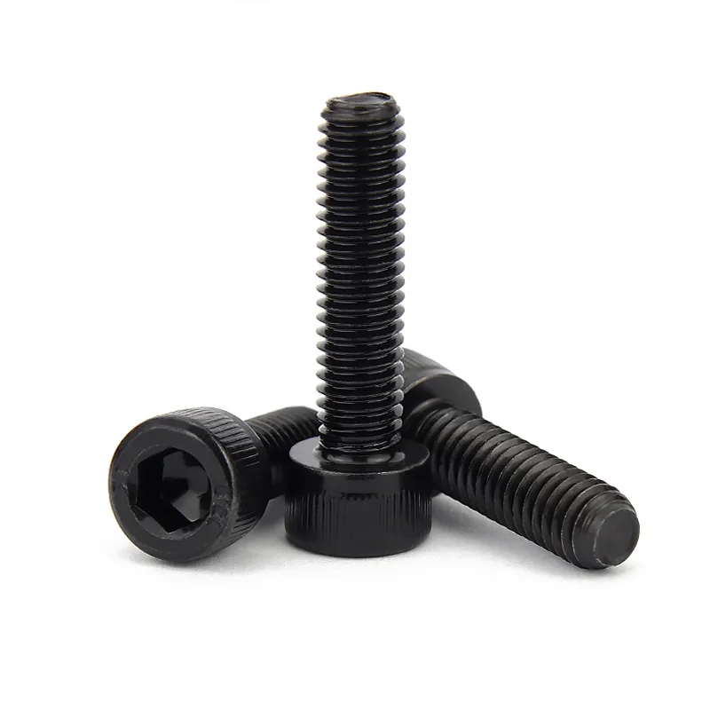 Viti A Testa Cilindrica Con Esagono Incassato A2 Acciaio Inox Nero M4 M5 M6 M8 ISO 7380