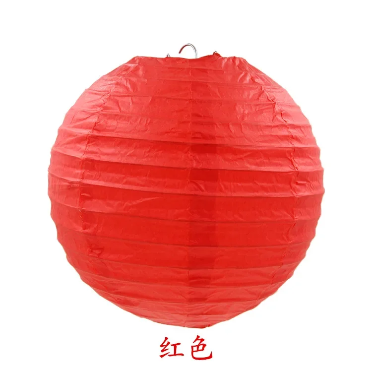 thumbnail image 1 of Faroles de papel chinos redondos de 4/6/8/10/12/14/16 pulgadas, decoración para cumpleaños, bodas, regalos, manualidades, bricolaje, farolillos colgantes, suministros para fiestas, 1 of 5