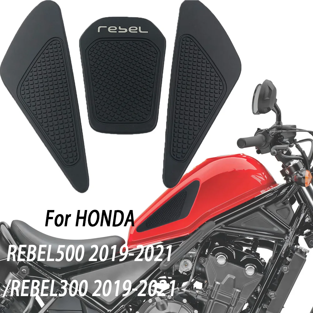 

For HONDA REBEL500 2019-2021 /REBEL300 2019-2021 Motorcycle fuel tank traction pad anti-skid sticker gas knee grip protector