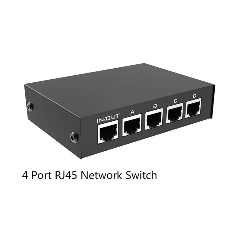A29F-4 In 1 Out 100/1000Mbps 미니 기가비트 네트워크 스위치 5 포트 이더넷 스위치 인터넷 분배기 데스크탑 RJ45 네트워크 스위치
