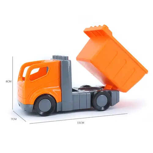 City Car Cartoon Offroad Truck Bread Trailer Bus Big Size Building Blocks Accessories Children Educational DuploLG Bricks Toys - Image 16