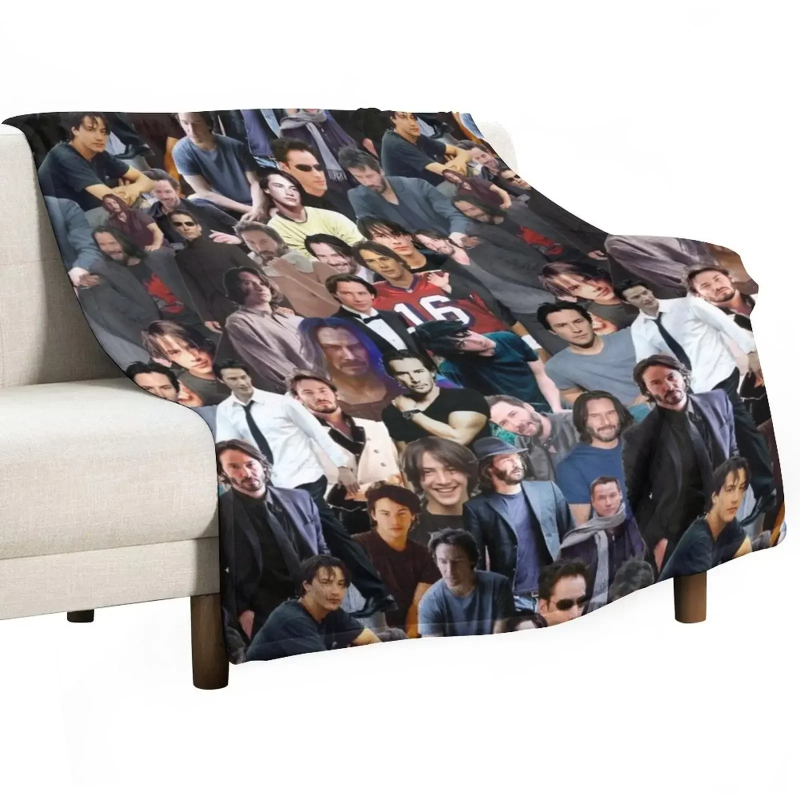 

ALL of Keanu Reeves Throw Blanket bed plaid Single Plaid on the sofa Sofa Quilt Blankets