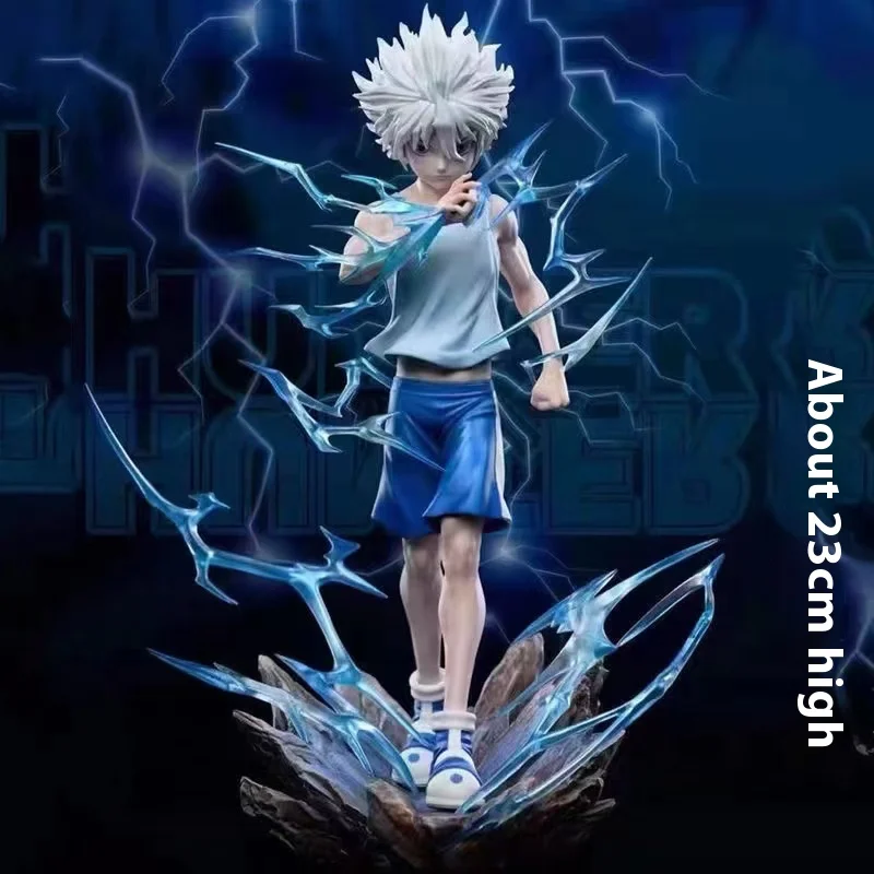 Nowe Figurki Anime Hunter × Hunter Killua Zoldyck Figurka Akcji Manga Model Pvc Statua Kolekcjonerska Ozdoba