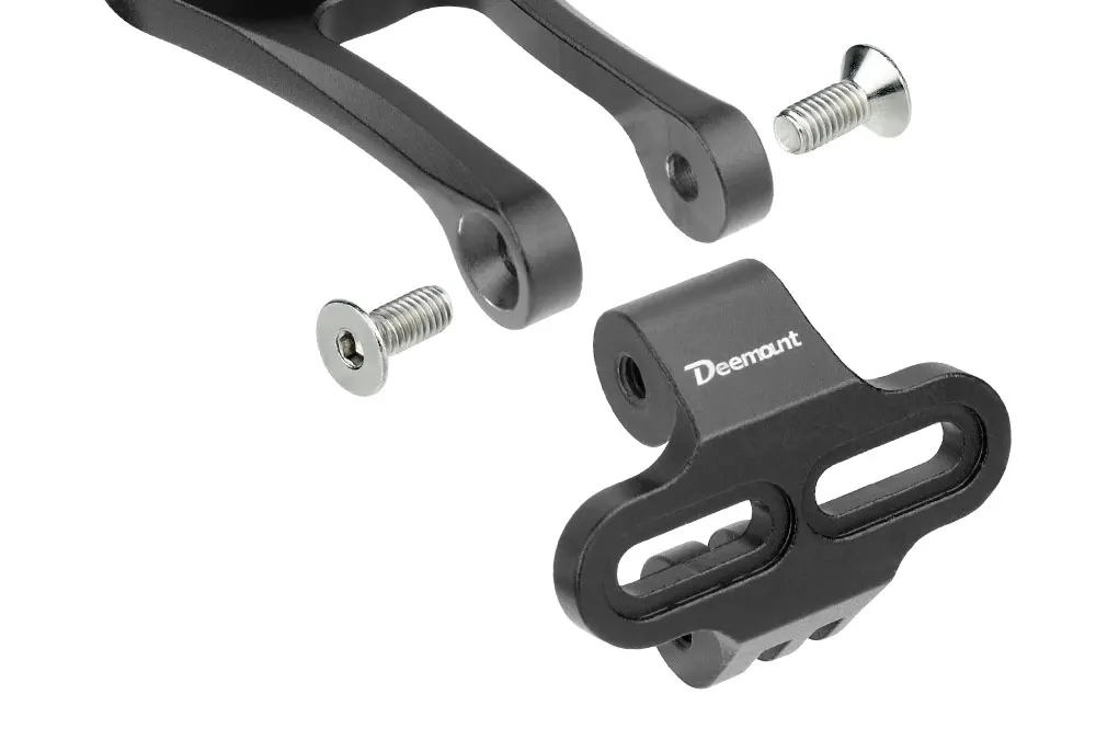 Deemount Fahrrad-Vorbau-Computerhalterung für Garmin/Bryton/CATEYE MTB Fahrrad-Scheinwerfer-Taschenlampe aus Aluminium. Halterung passend für Magicshine IGPS – Detail 7