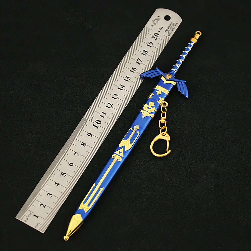 Tears of The Kingdom Weapon Link Master Sword Keychain 12cm Zelda Sword  Metal Models Bali Song Samurai Swords Gifts Toys for Boy - AliExpress