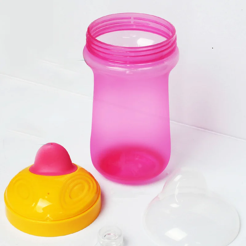 300ml Sippy Cup Toddlers Eco-Friendly PP Children Learn Trainning Drinking Water Bottle Hard Spout Spill Proof Kid Cups water bottle,drinking cup,water cup,feeding cup