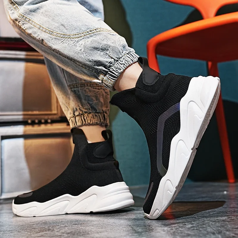 Men Sneakers Women Sneakers High-top Sock Sneakers