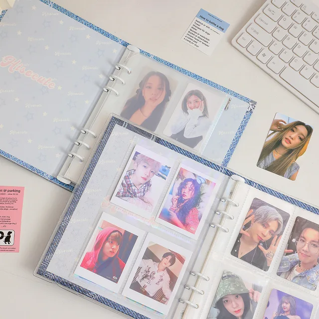 A5 Album Csillag Chasing Girl Small Card Protection Case És Baffle Six Hole Photo Storage - Image 5