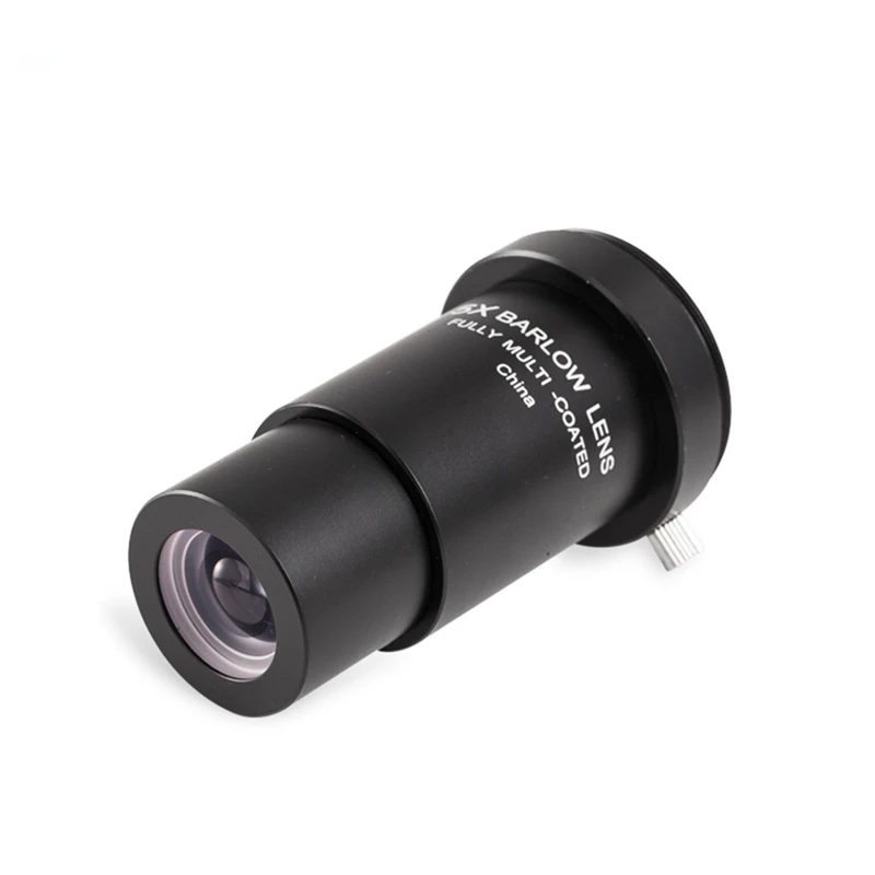 All Metal 5X Barlow Eyepiece Lens Astronomical Telescope Plosser 1.25 Inch /31.7Mm Telephoto Eyepiece High Times 2