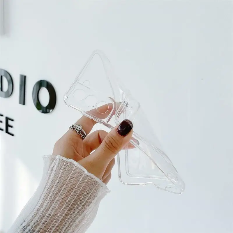 Shockproof Clear Card Holder Phone Case