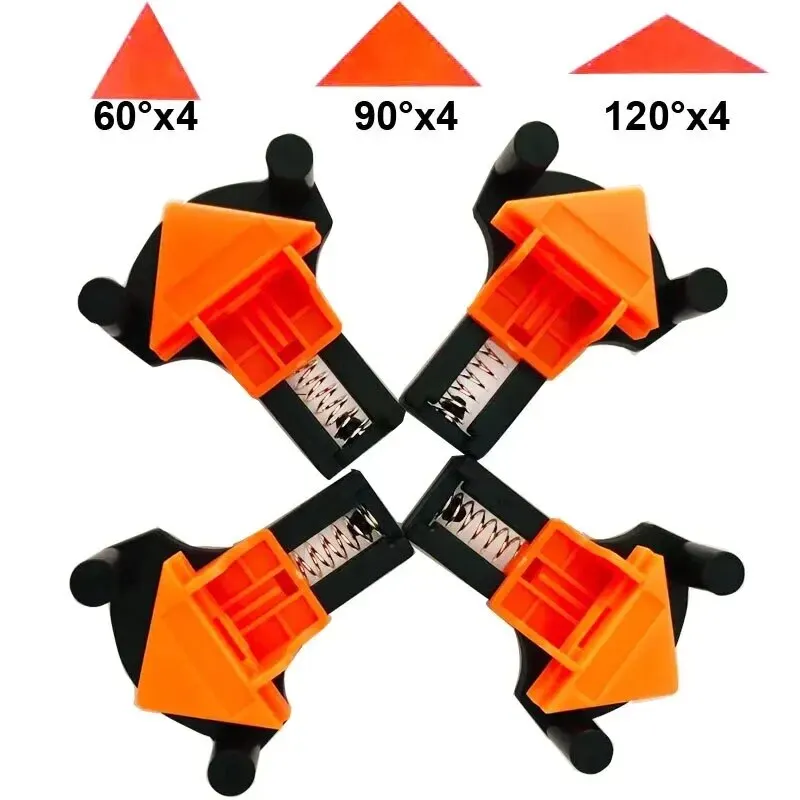 Woodworking Clamps Angle Clamp Tool Set 90 Degrees Fixer for Photo Frame Picture Frame Installation Home Tool