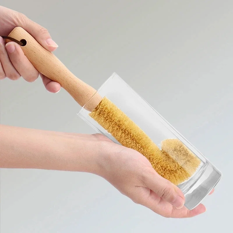 Pulizia Patate Carote Cetrioli Spazzola Per Verdure Shiwaki – Setole Dure E Morbide, Manico In Legno, Per Pulizia Frutta E Verdura Verdure Fresche