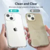 ESR for iPhone 15 Pro Max Protective Case for iPhone 15/14/13 Pro Transparent Back Cover for iPhone 12/11 Clear Case 6