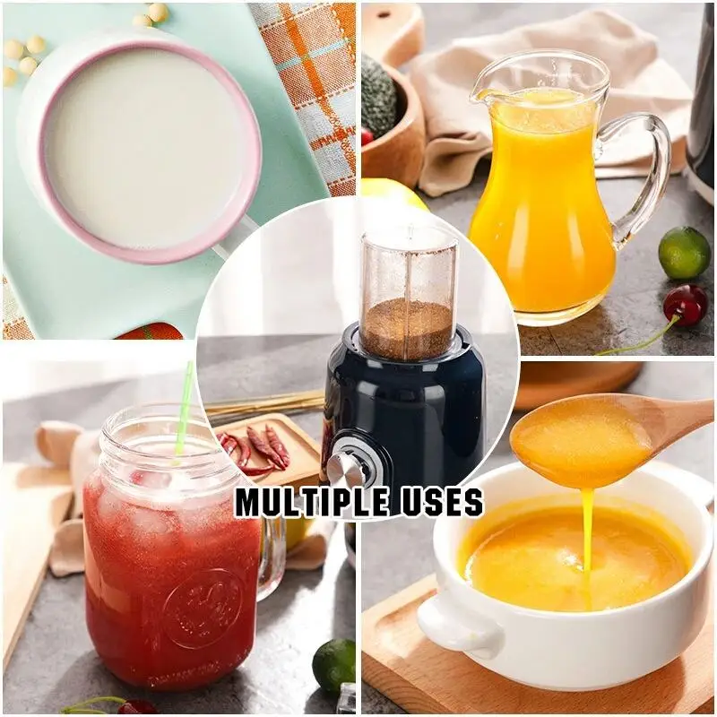 2-in-1 1.5L High Power Blender Mixer Electric Juicer Machine Smoothie Blender Food Processor Personal Juice Cup food mixer handheld blender