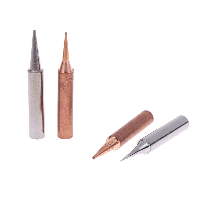 Set of 5 Lead-free Pure Copper 900M-T-B Solder Iron Tips, Perfect for Welding Equipment