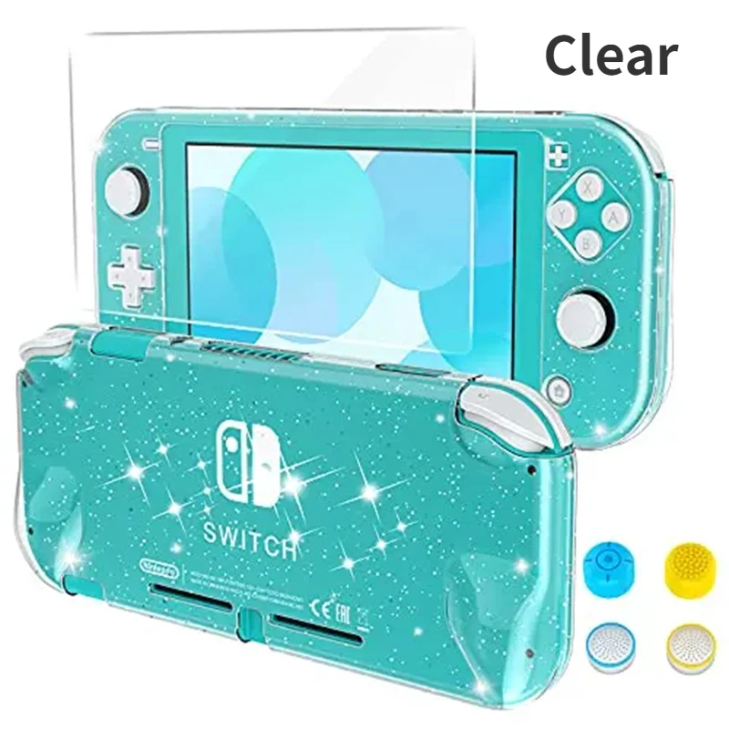 Nintendo Switch Lite 保護ケース、画面強化フィルムと 4 つの