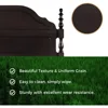 Wood Queen Size Bed Frame with Wooden Headboard and Footboard, Heavy Duty 12 Solid Wood Slats Support, Queen Bed Frame 4