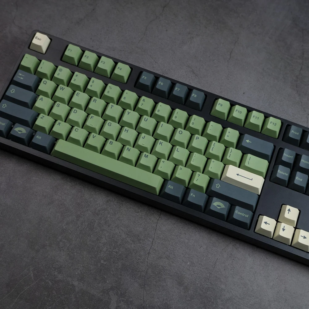 Cherry Profile Keycap com Iso Enter 7u Barra de Espaço Sublimação Pbt Dye Gmk Tra Keycaps Hhkb Poker 140 Teclas por Conjunto - Imagem 4