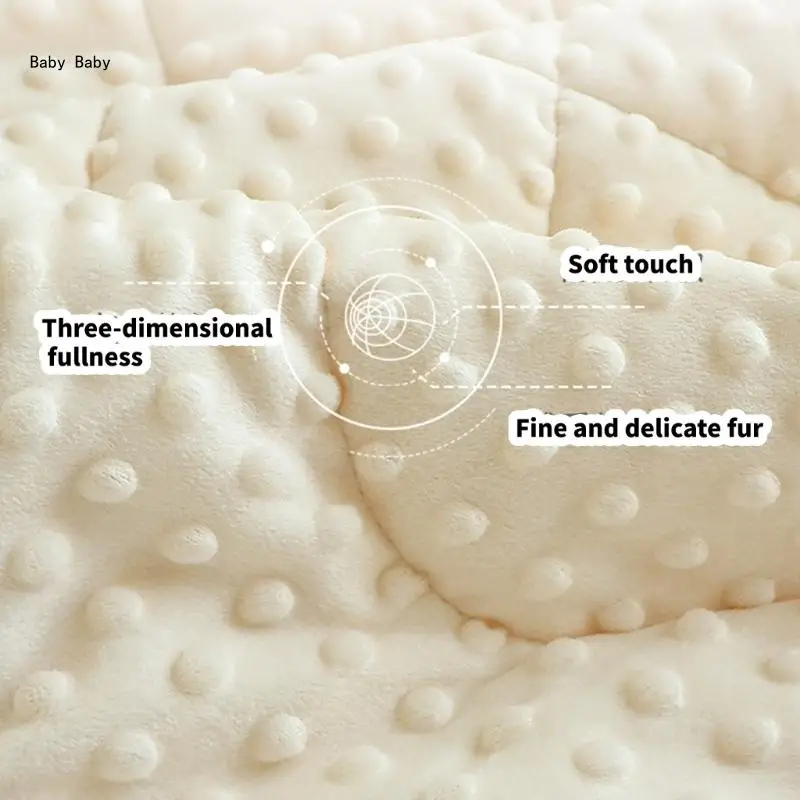 Baby Crib Mattress Pad Washable Bed Cover with Pillow Baby Bed Pad Quilted Mattress and Pillow for Toddler 0-3 Year
