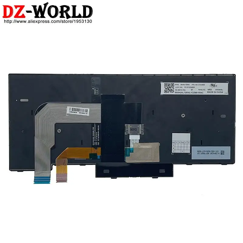 Ndc be it bg no se tr nl Teclado Backlight para Lenovo Thinkpad T470 T480 A475 A485 Laptop Turco Brasileiro Dinamarquês br uk dk - Imagem 4