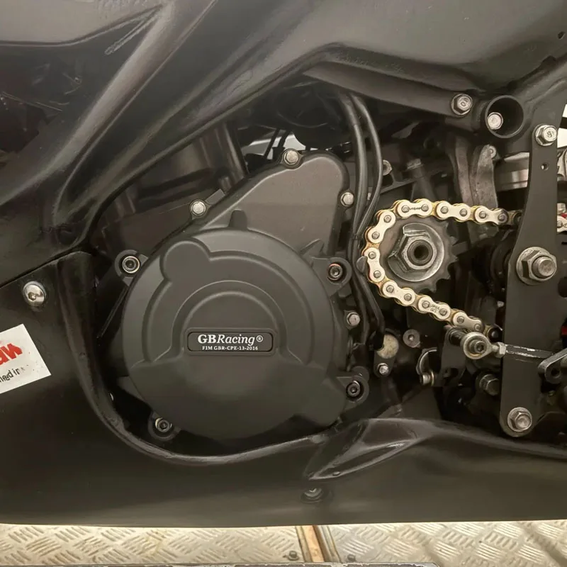 GBRacing Z400 2019-2023 모터라드 액세서리 카레나도스 가와사키 닌자400 2018-2023 펄스 클러치 커버 보조 엔진 커버 세트
