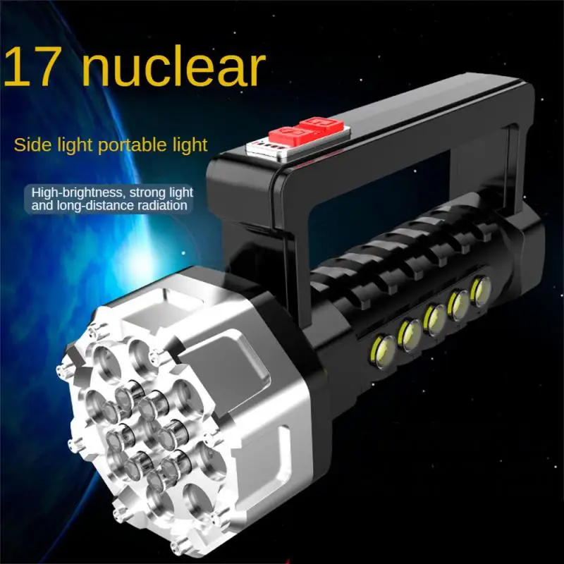 

Super High Power LED Flashlights USB Rechargeable Tactical Torch Portable Flash Light Outdoor Emergency Lighting Glare Light