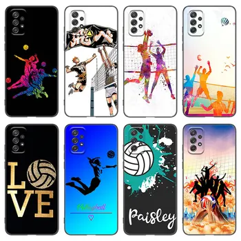 삼성 갤럭시 배구 스포츠 휴대폰 케이스, A13, A22, A32, 4G, A53, A73, 5G, A21, A30, A50, A52 S, A12, A23, A31, A33, A51, A70, A71, A72 커버